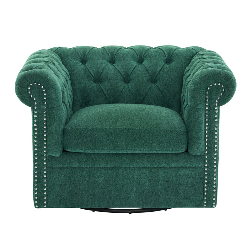 Chesterfield Swivel Club Chair