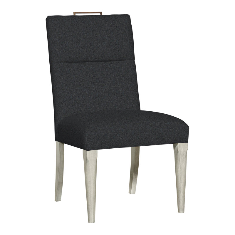 Brattle Road By Thom Filicia 20'' H Upholstered Side Chair, Ian Lagoon, Navajo