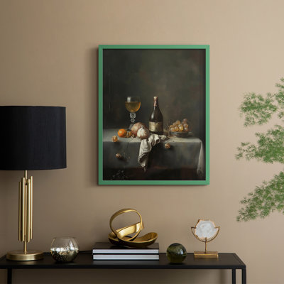 Reproduction encadrée FLORAL Series DCCxxi - bois massif