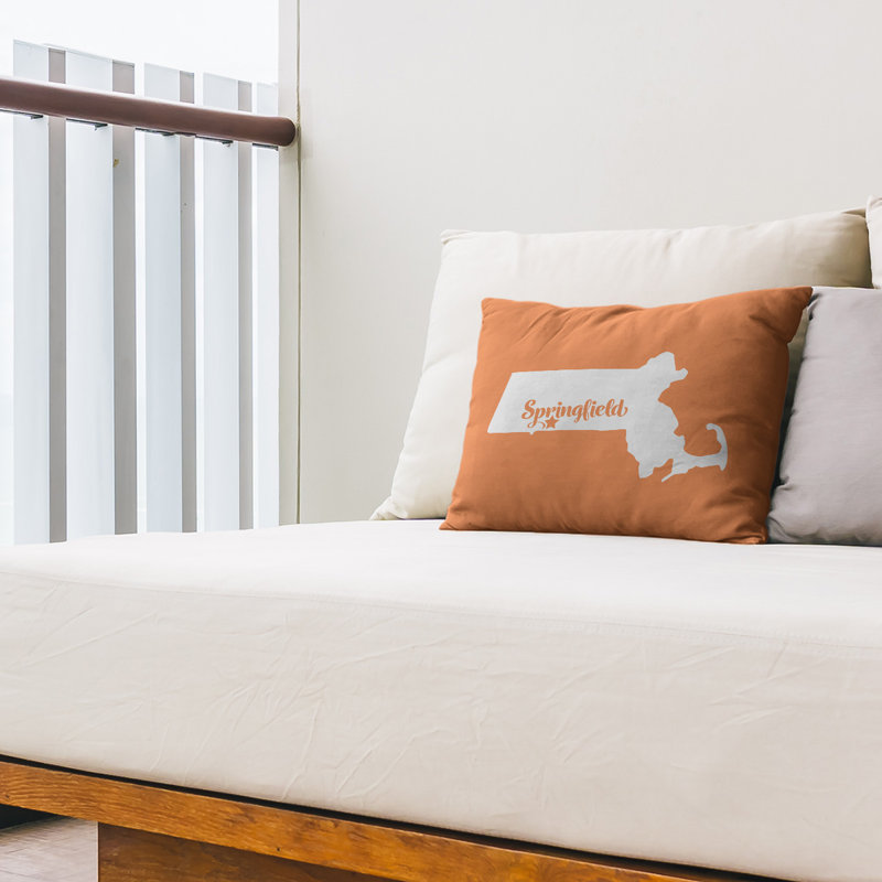 Coussin lombaire intérieur/extérieur, Springfield, Orange