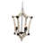 Alanna 4 - Light Geometric Chandelier