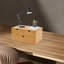 Mini-organisateur de table de bureau en bambou