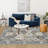 Washable NonSlip Trellis Area Rug Soft Low Pile Oriental Carpet Vintage Accent Mat for Living Room, Bedroom, Kitchen, Entryway, Bathroom Ideal for High Stream Homes-462989928-462989930