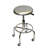 Guisasola Adjustable Height Ergonomic Lab Stool with Footring and Wheels