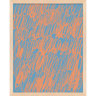«Color Squiggles 2» par Jacques Pilon - Art mural encadré