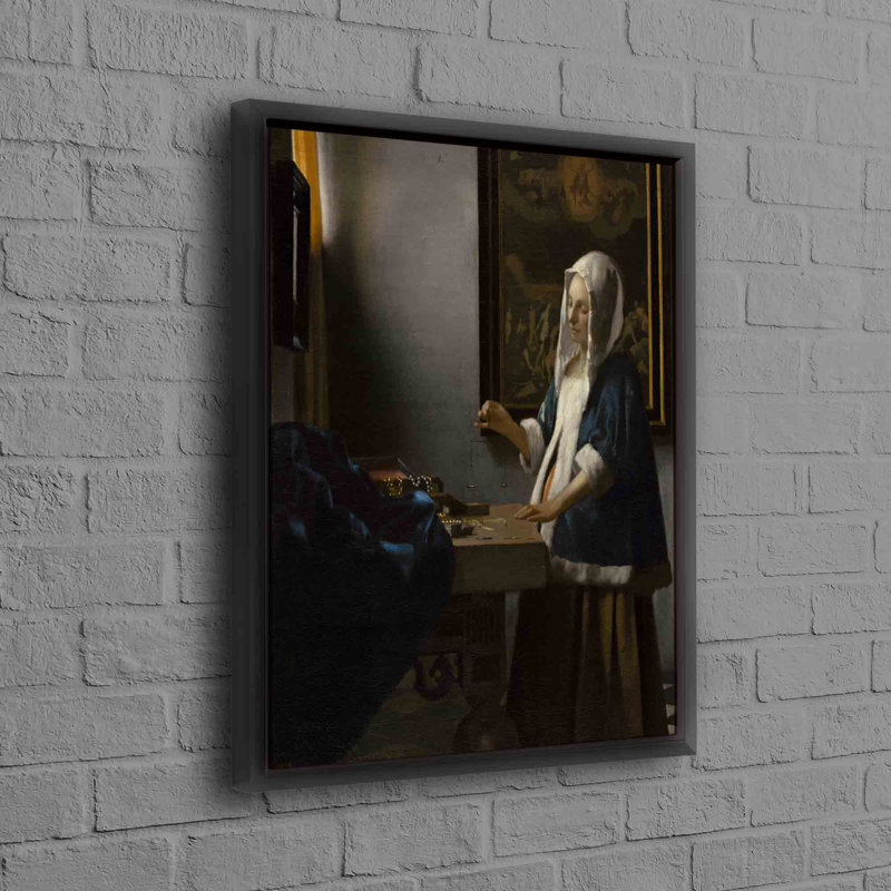 Print on Canvas, Floater Framed Print without Mat, 30 cm H x 20 cm W, Black