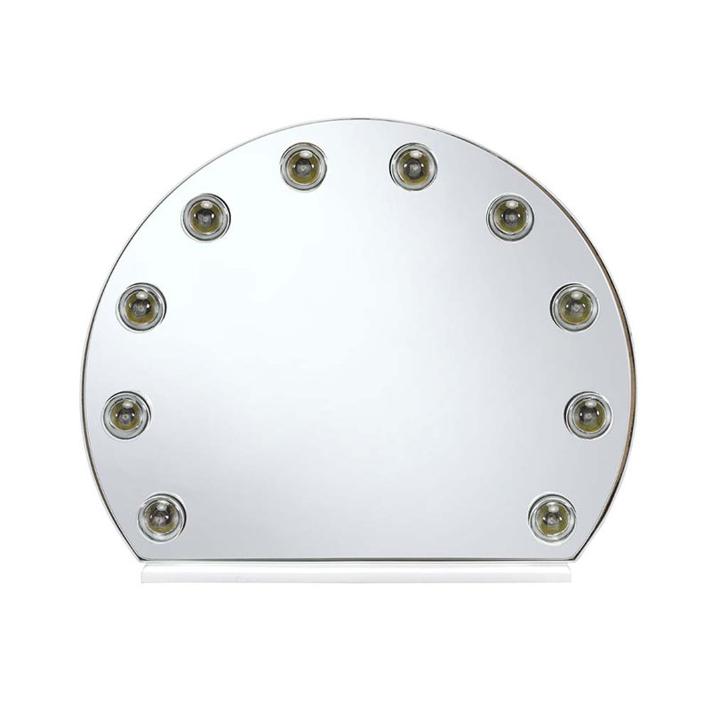ACME Alma Accent Mirror, White Finish