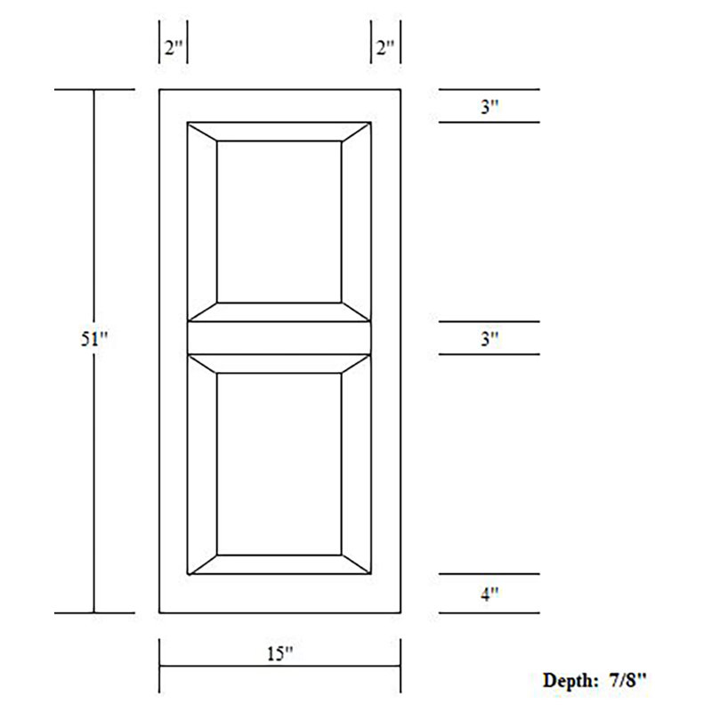 Premier Raised Panel Shutters, Heritage Green, 51"
