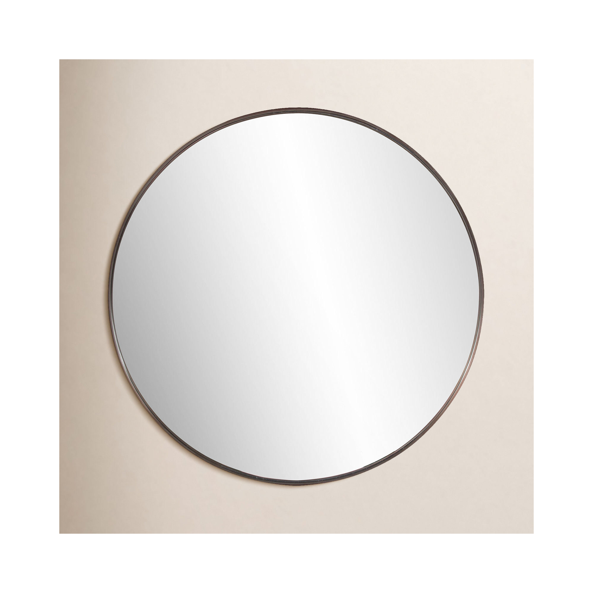 Lansing Stainless Steel Mirror, Brushed Brass Stainless Steel