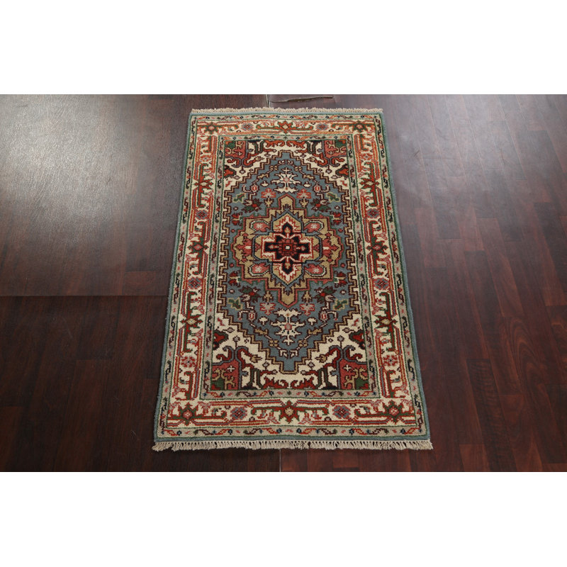 Tapis oriental en laine fait main Heriz Serapi 3X5