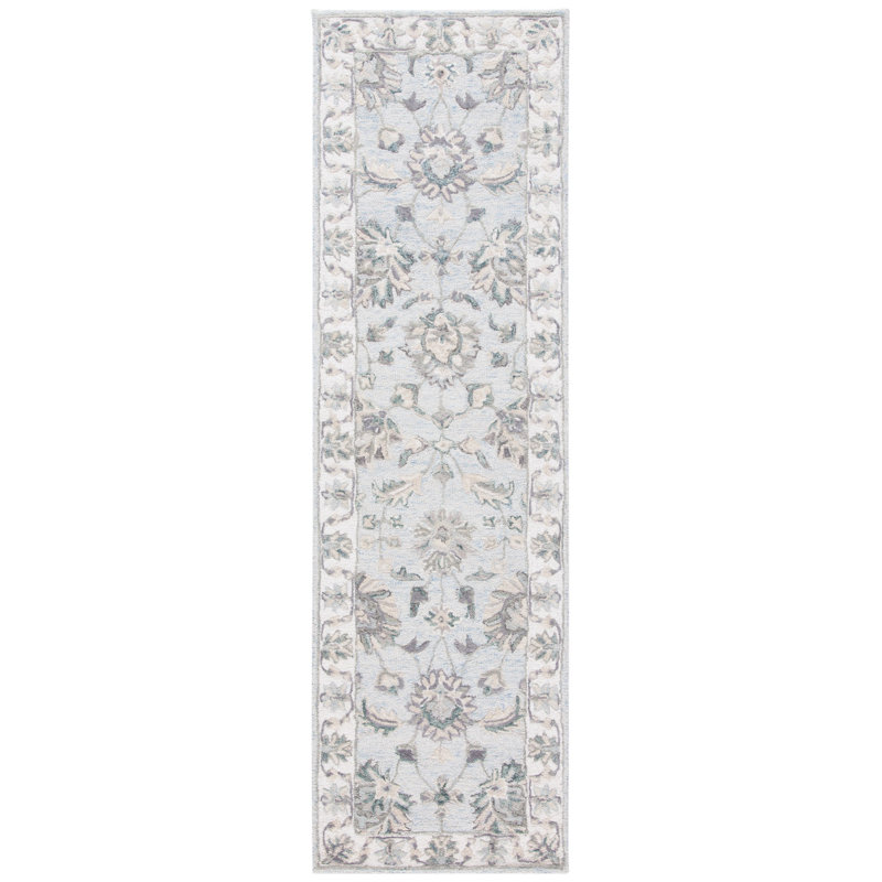 Trebino Hand Tufted Wool Oriental Rug, Runner 2'3" x 8'