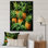 Tapisserie «Jungle Green Pineapple Tropicana» - Ananas, art mural