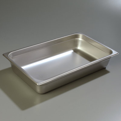 Carlisle Food Service Products DuraPan™ 3.2 Gallons Rectangle Stainless Steel Food Storage Container