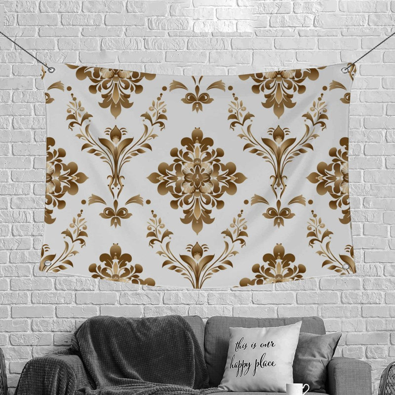 Tapisserie en microfibre, H 88 po x l 104 po