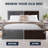 Stretchy Slipcover for Bed Headboard & Frame - Easy to Clean & Durable - Comfort Collection-51371090-51371084