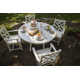 Nautical Trestle 48" Round Dining Table