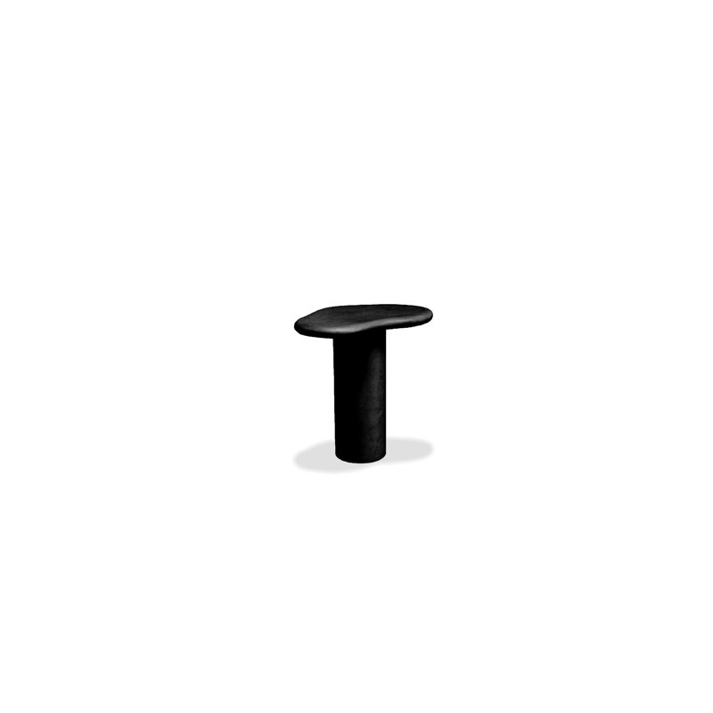 Table de bout Puddle, Ivoire ivoire, H 14 po x l 20 po x P 24 po