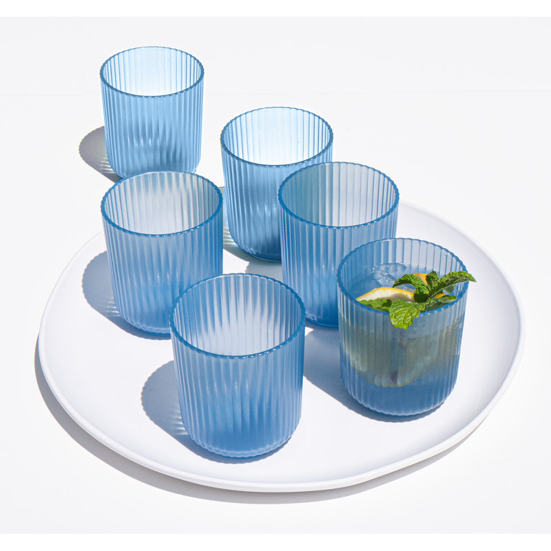 Tarhong Polypro, Mesa DOF, ensemble de 6, Bleu, 22 oz