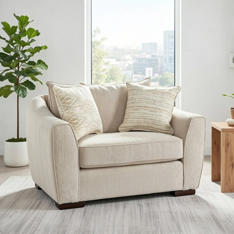 Ensemble de chaise et repose-pieds Hifza