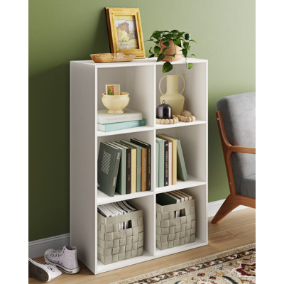 Kids Storage Bookcase, Wood Toy Organizer With Drawers, Display Shelves and Bins