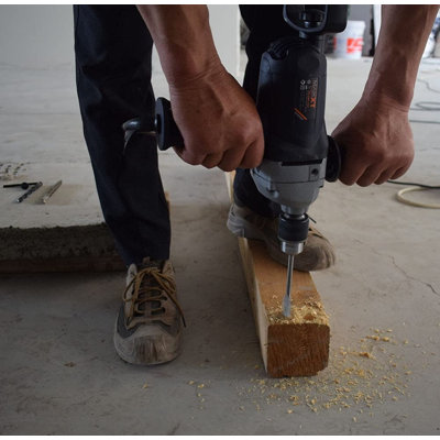 1/2" Spade Handle Electric Corded Drill Mixer, 9A High Power Motor Concrete Mud Mixing Drill Machine, Professional Cement Grout Stirring Tool for Construction Use
