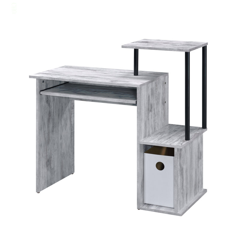 Bureau d'ordinateur avec plateau à clavier