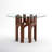  46" Glass Top Dining Table-1363971884
