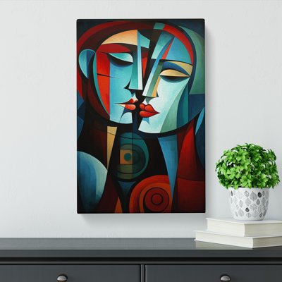 Lovers Cubism No.2 - No Frame Print