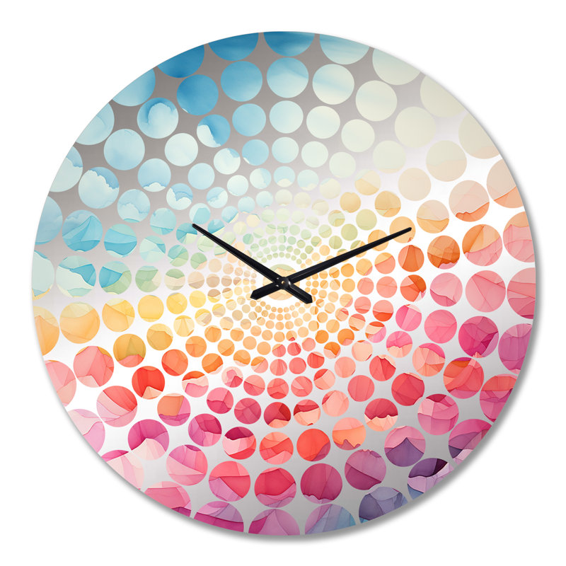 Horloge murale Aurora Borealis, Très grand