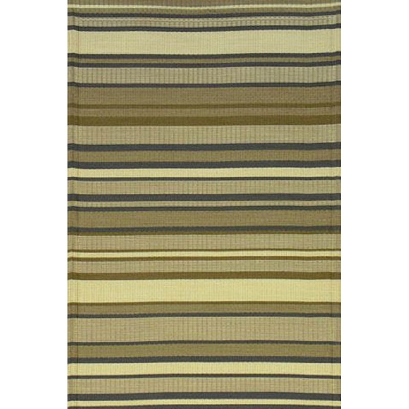 Striped Indoor / Outdoor Rug, Rectangle 4' x 6'