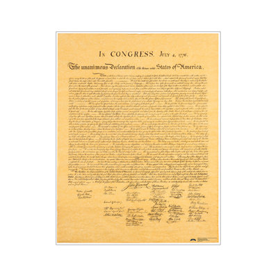 Declaration of Independence of USA 250Th Anniversary Edition