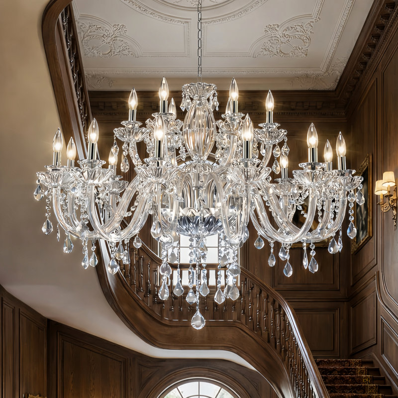 Lustre en cristal 18 lumières Mondeja
