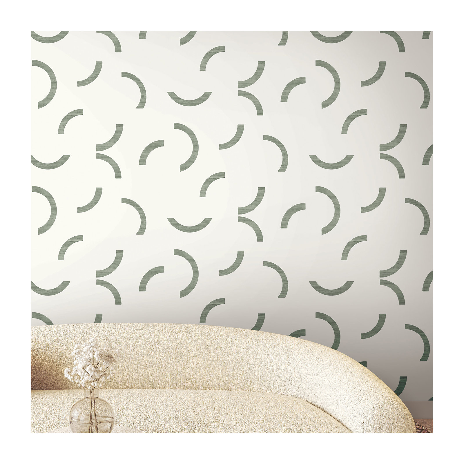 Grabiel Wallpaper, Green