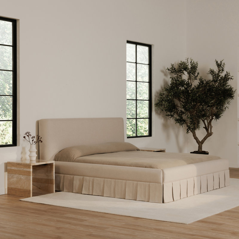 MAREN BED, King, Brown