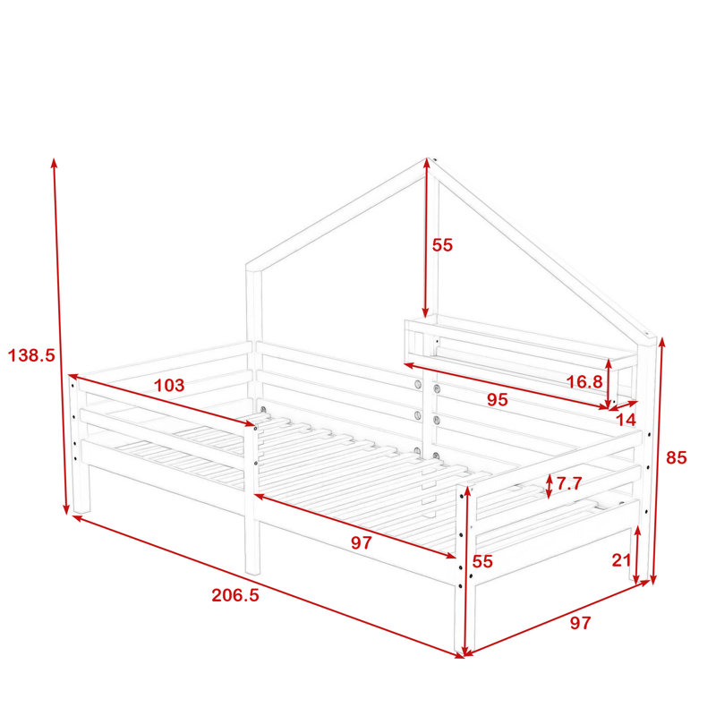 Staki European Single (90 X 200cm) Bed