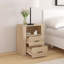 Jannika 50cm W Manufactured Wood Bedside Table-677483325