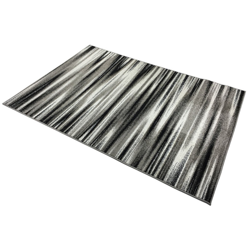Striped Design Power Loom Stair Resistant Area Rugs
