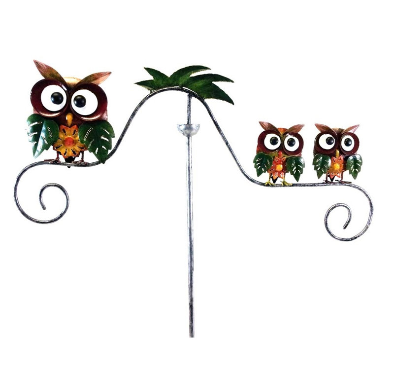 Three Owl Wind Spinner