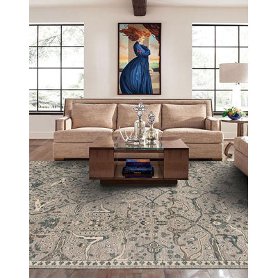 Tapis rectangulaire en laine Shangri-la