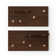 Wooden Pegboard Modular Display Organization Storage Wall Hooks Shelf(Colour:Walnut)