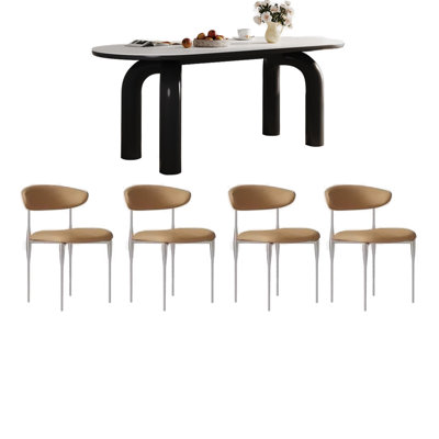 Durable Vintage Rock Panel Dining Table Sets.