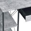 Bureau avec tablettes ouvertes et huche