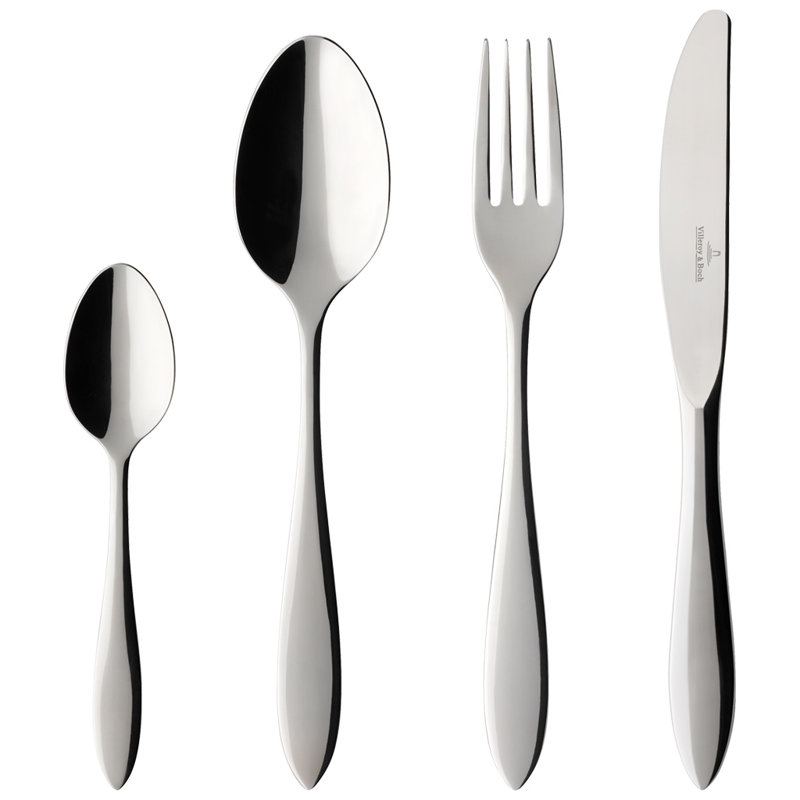 Arthur 68 Piece Stainless Steel Cutlery Set, Service for 12, High gloss finish