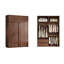 Garde-robe simple couleur noyer classique-111668208