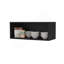 Armoire murale avec rangement ouvert Wenge Rock