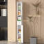 Armoire de rangement autoportante pour salle de bain