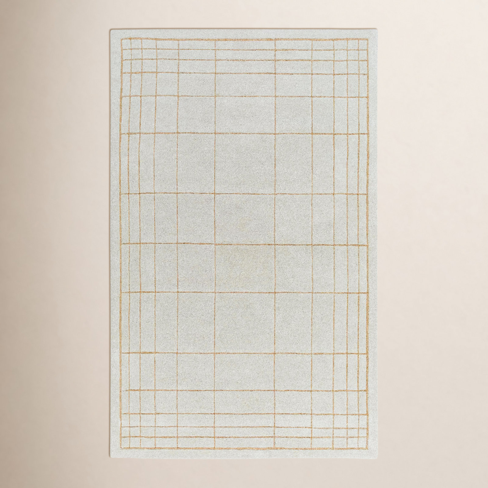 Mallory Hand-Woven Gray Rug, Rectangle 5' x 8'