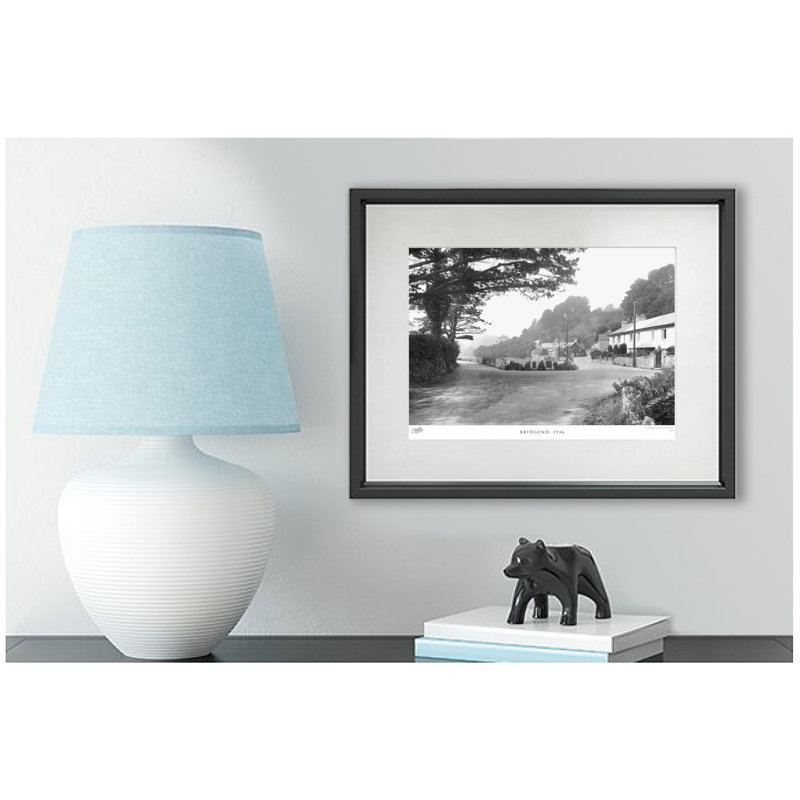 Bridgend, 1936 - Single Picture Frame Print, 60cm H x 80cm W x 2.3cm D