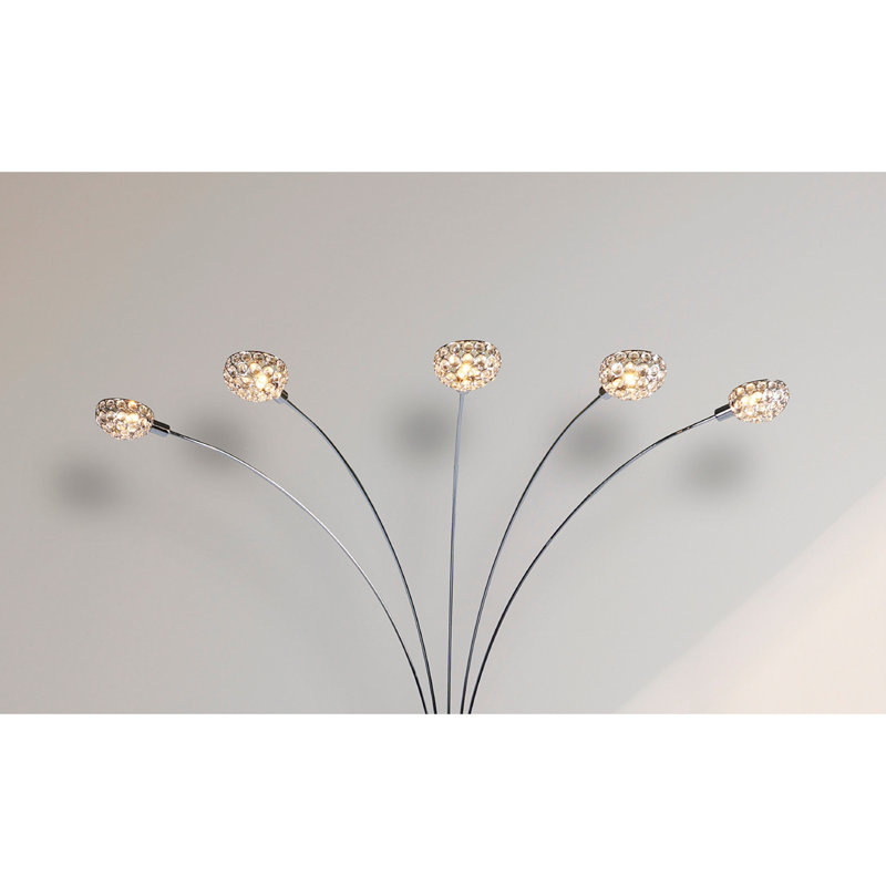 1pc Modern Design Classic Luxury Sleek Multi-head Floor Lamp