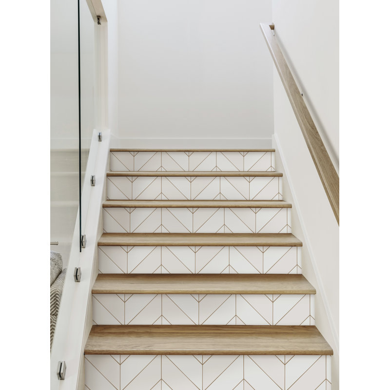 Adhésif décoratif, Blanc cassé, H 7 po x l 48 po